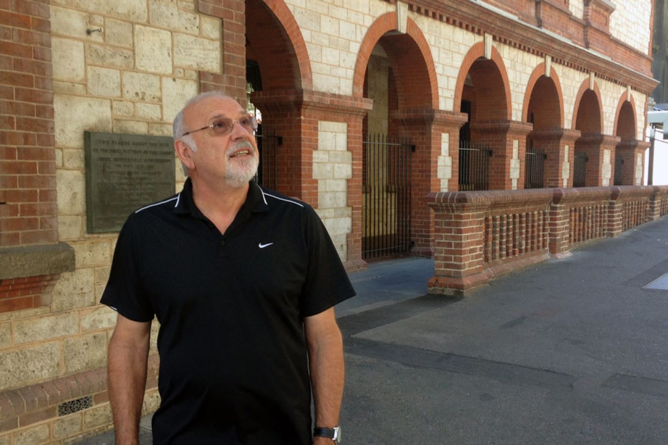 Frank Gramola's frustration over siren noise on the Seaford rail line saw him ejected and banned from Parliament House