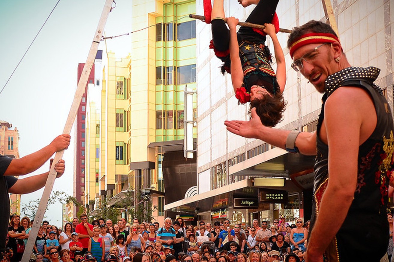 The Fringe Street Theatre Festival takes place across the weekend. Photo: Trentino Priori