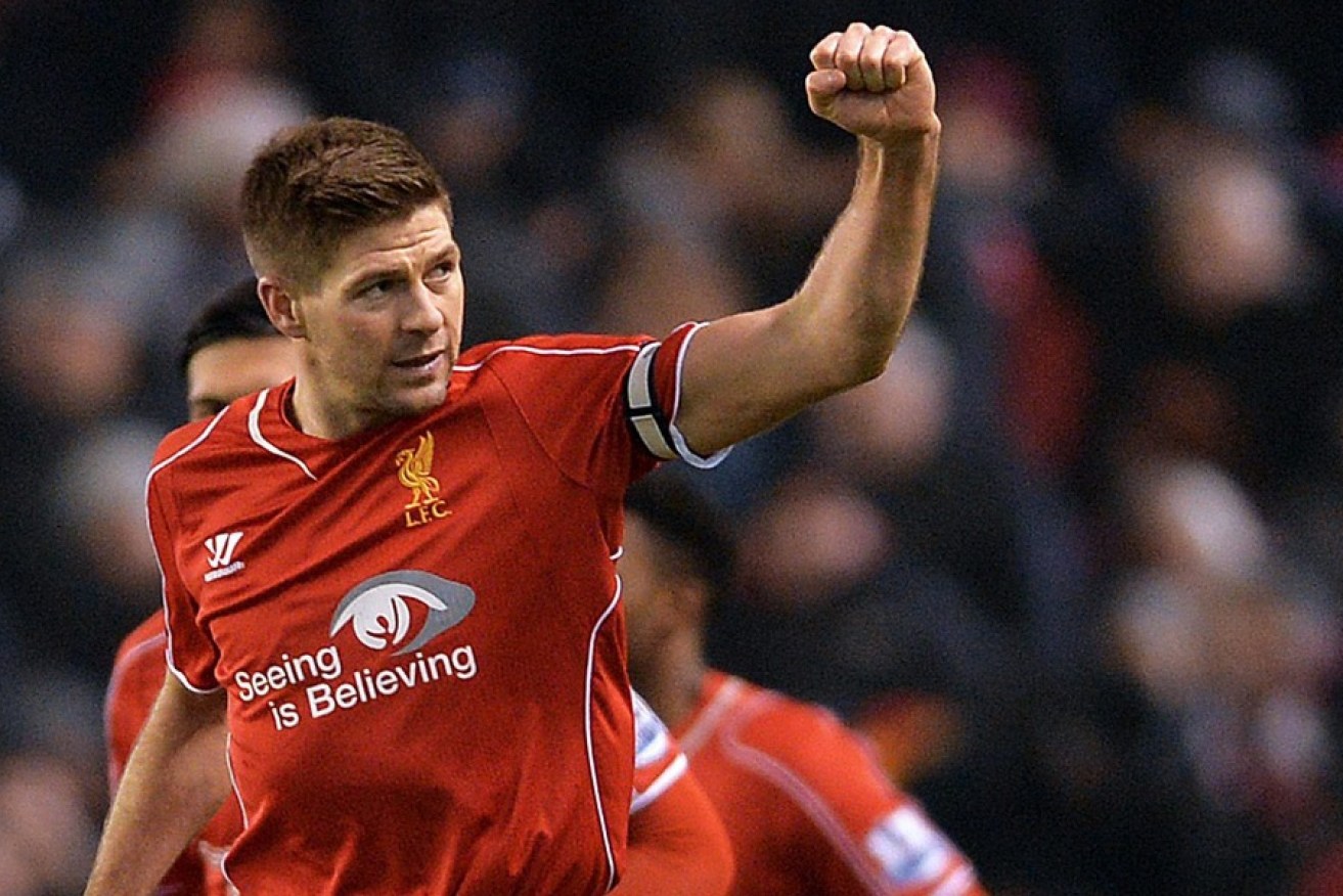 Adelaide United wanted to keep Liverpool star Steven Gerrard in the red.
