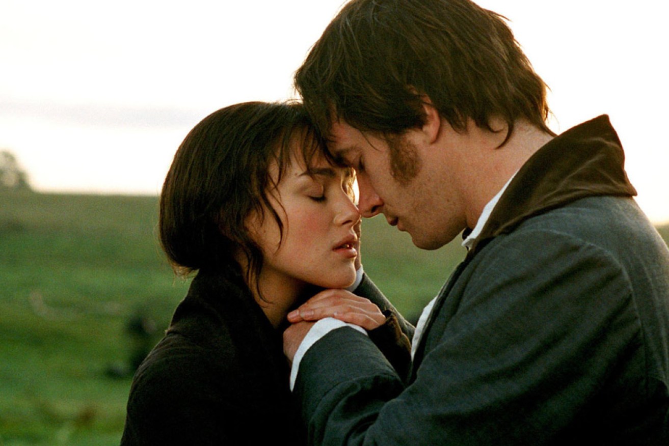 Keira Knightley and Matthew Macfadyen in the 2005 film version of Pride and Prejudice.