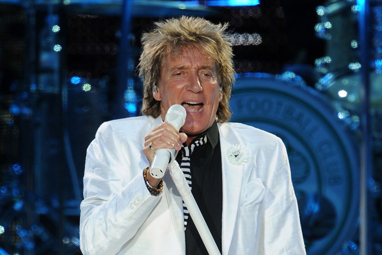 Rod Stewart is bringing "The Hits" to Adelaide. Photo: AAP