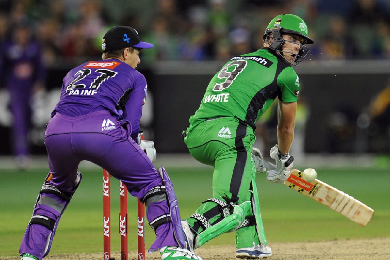 Cameron White in action for the Melbourne Stars.