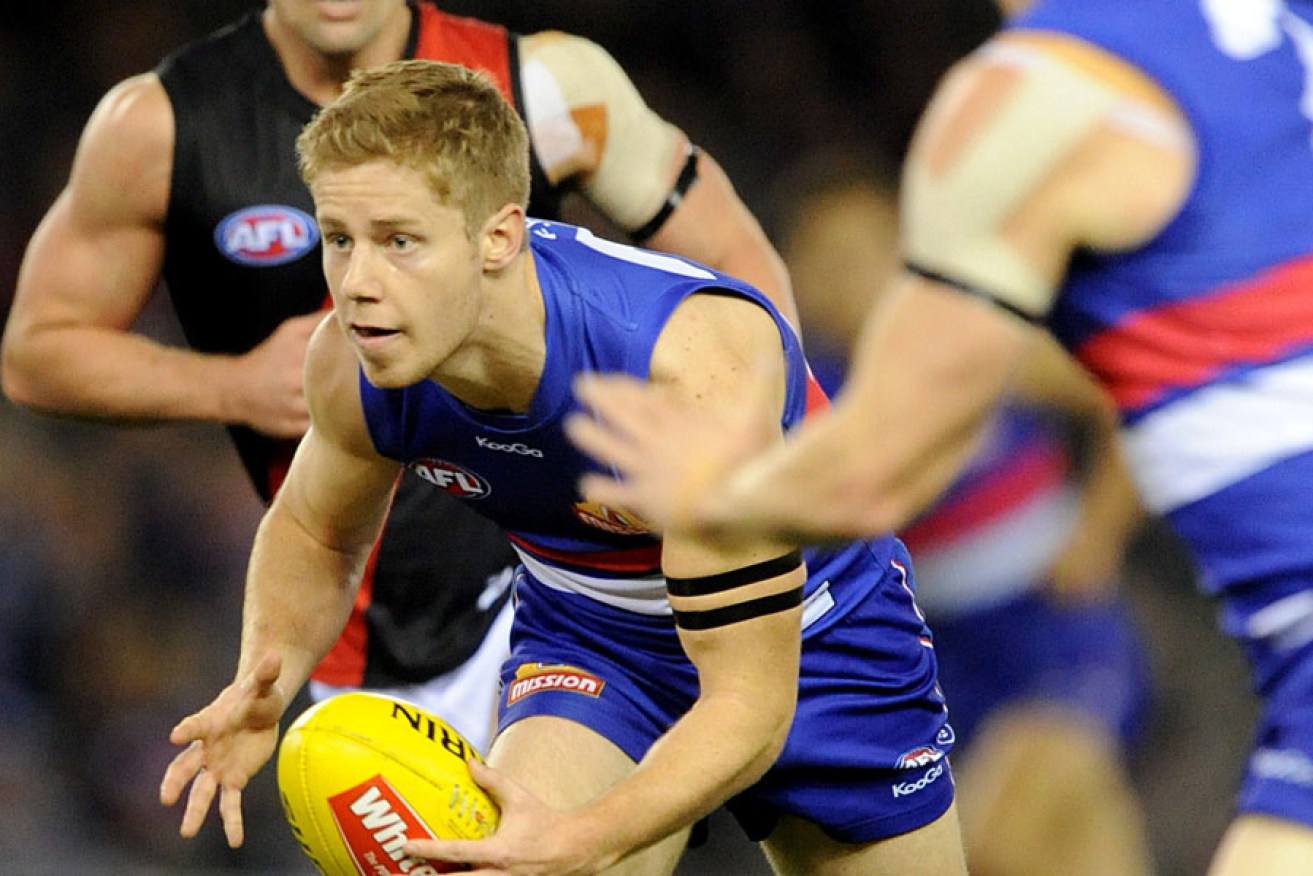 Lachlan Hunter is one of two Bulldogs players under investigation.