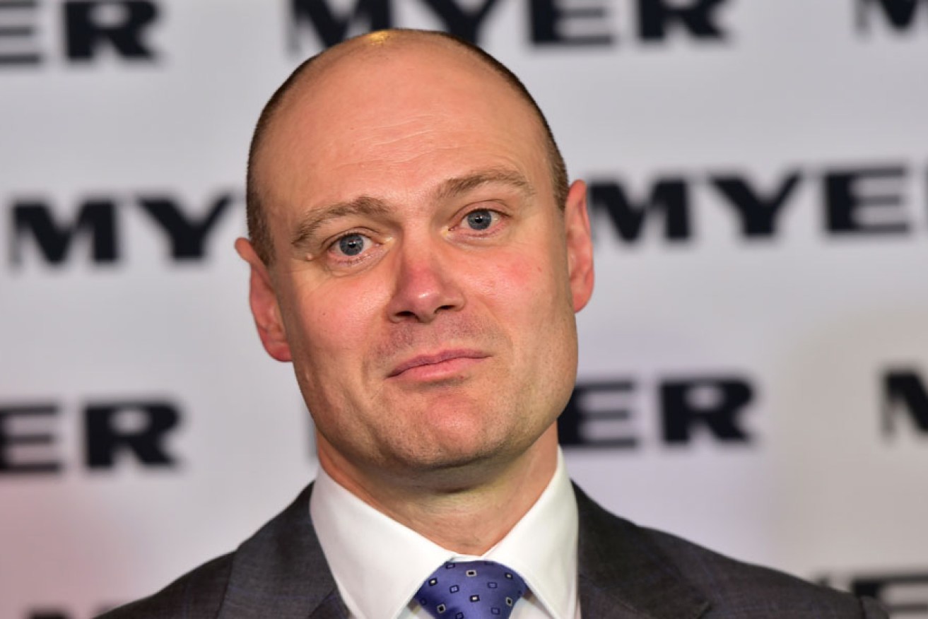 Myer CEO Richard Umbers says the department store has lost relevance with some customers.