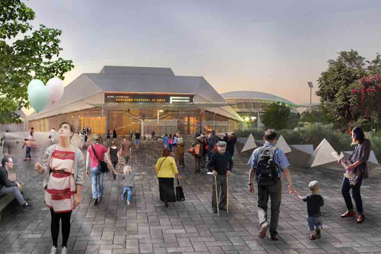 An artist's impression of the new Festival Plaza: build it and they will come?