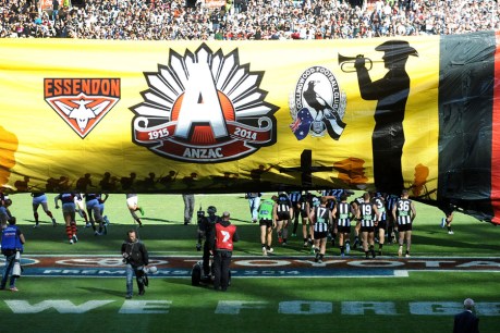 Sporting clashes mark Anzac Day