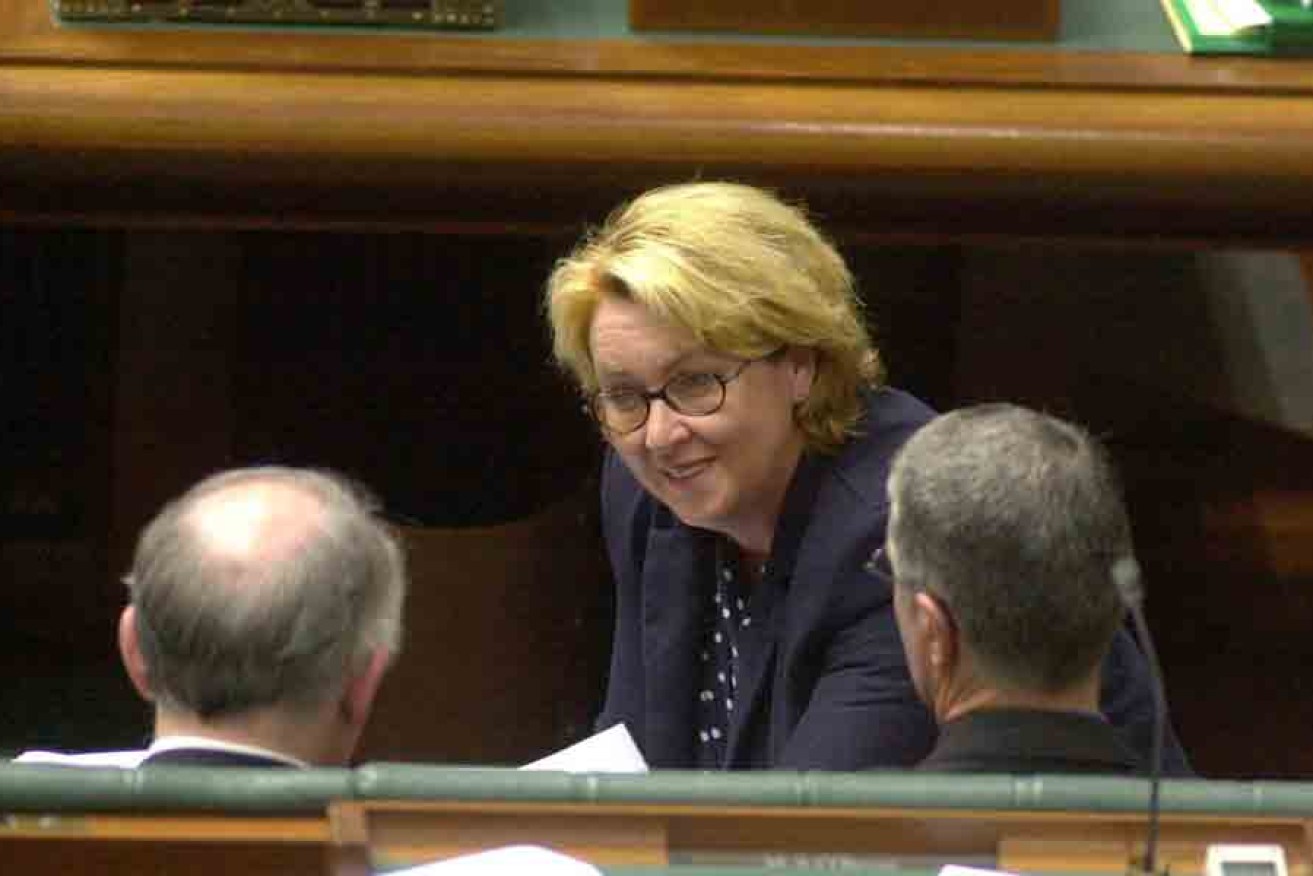 The Australian Democrats' electoral zenith was under the leadership of Cheryl Kernot - pictured here after she had left the party to join Labor.
