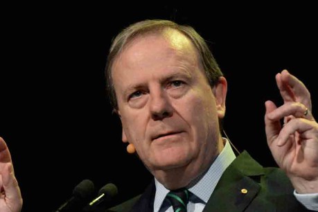 Peter Costello steps into chair at Nine
