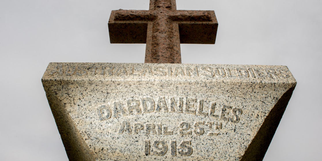 Adelaide's Dardanelles Cenotaph in the southern parklands. Photo: Nat Rogers/InDaily