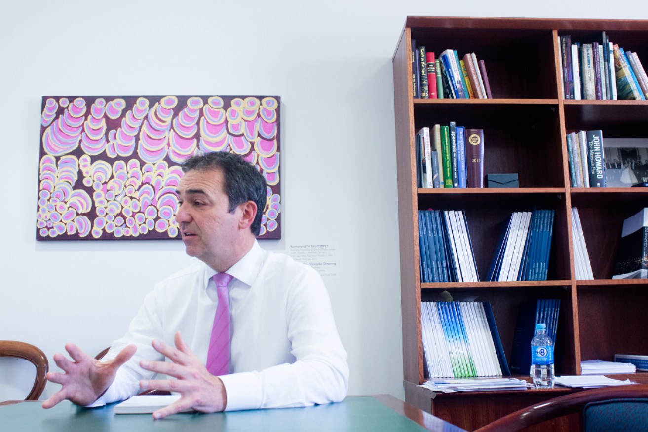 Steven Marshall this week pushed for SA to join a trial of medical marijuana. Photo: Nat Rogers/InDaily