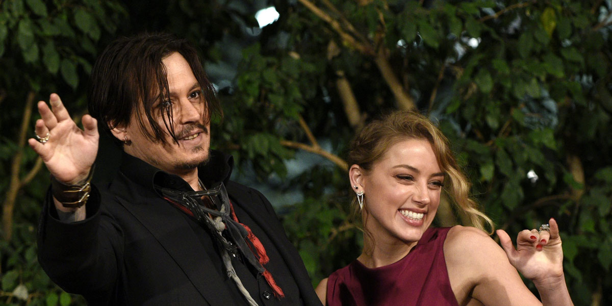 Johnny Depp and Amber Heard at a film premier in January. EPA photo