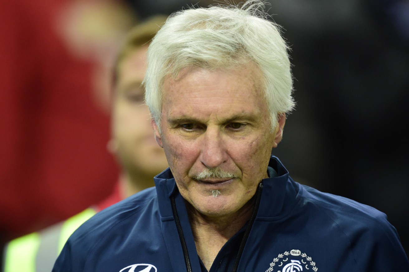 Mick Malthouse after Carlton's loss to Geelong on Friday.