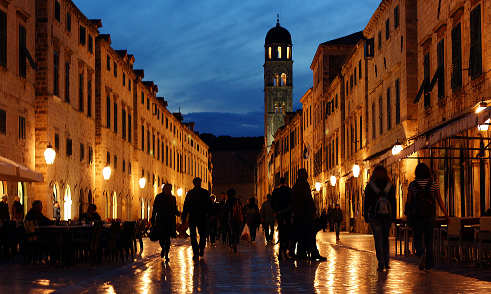 The centre of Dubrovnik's Old Town. Photo: Jonathan Cohen/flickr