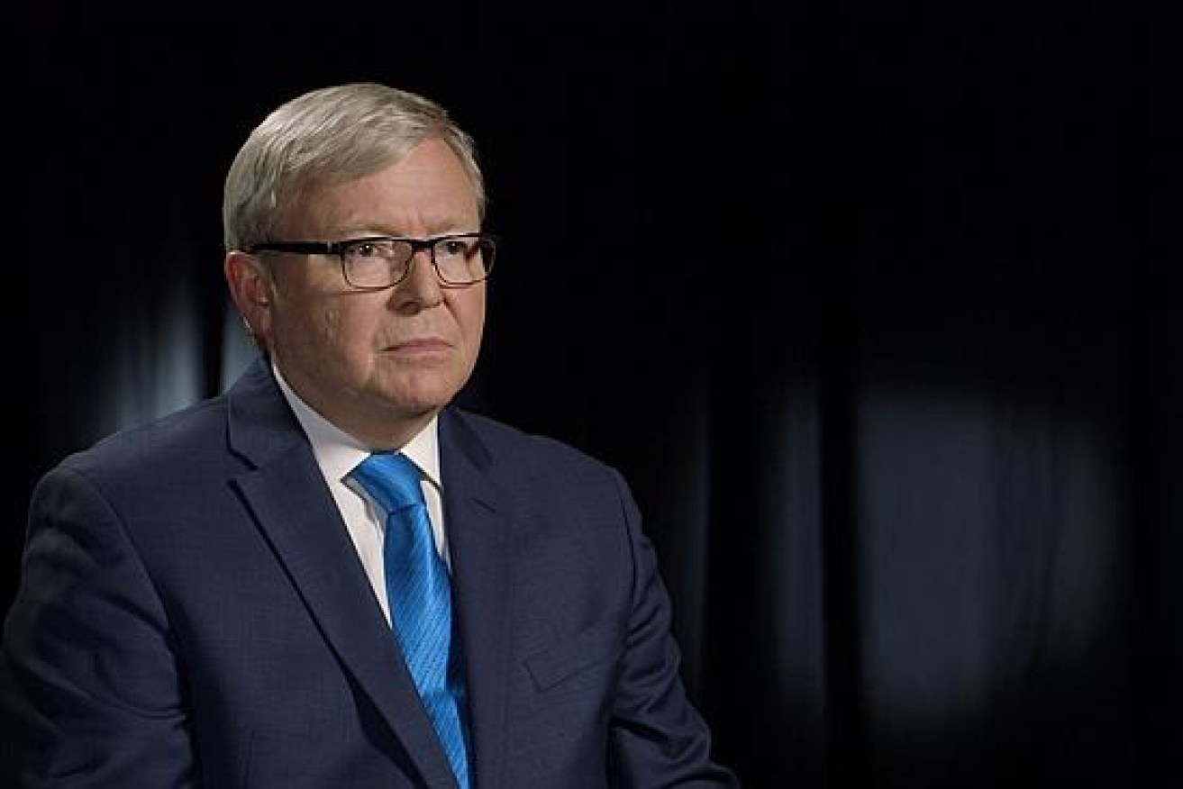 Former Prime Minister Kevin Rudd. AAP image