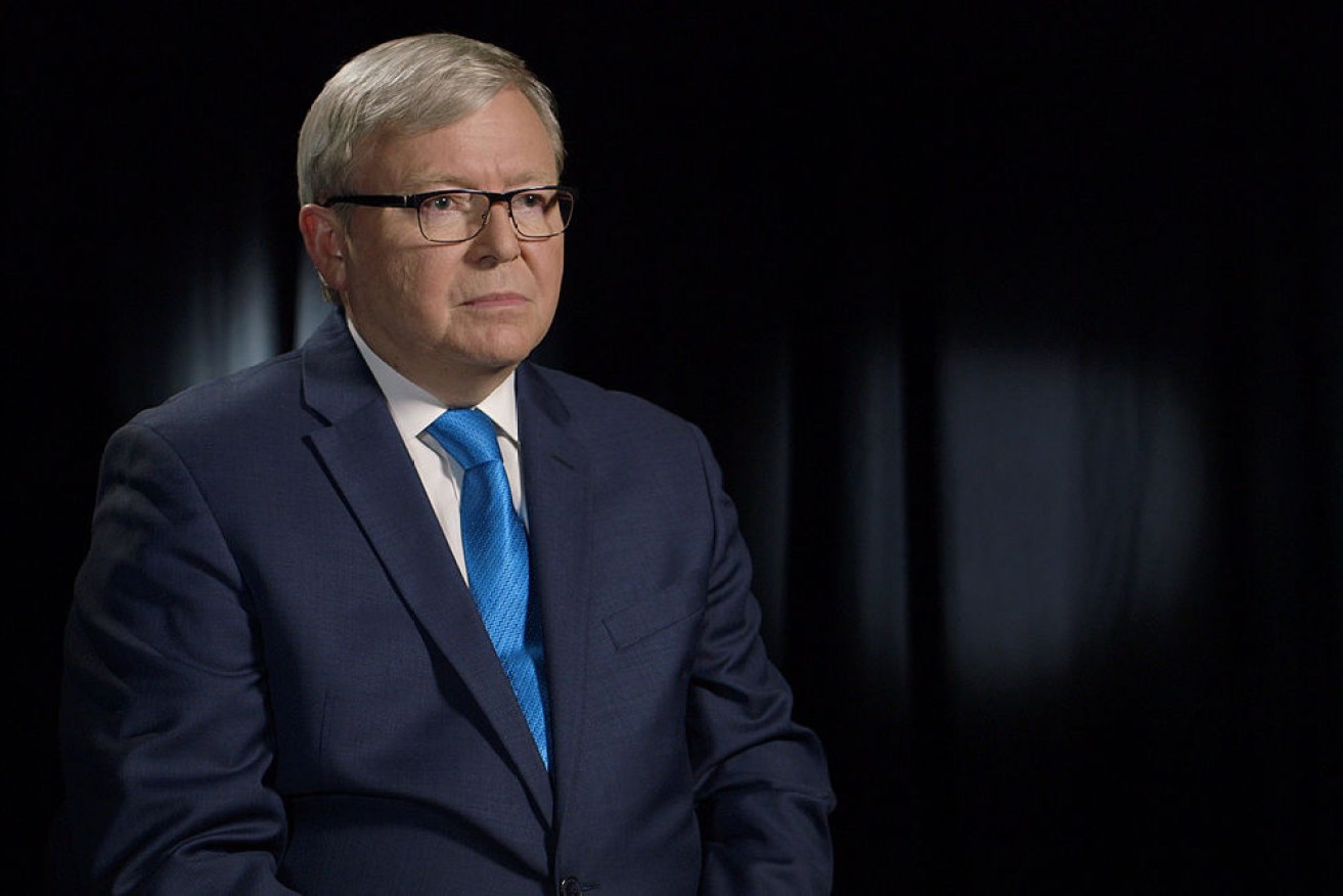 Kevin Rudd on The Killing Season. Photo: ABC