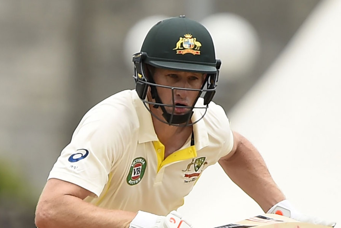 Adam Voges during his successful debut in the first Test. 