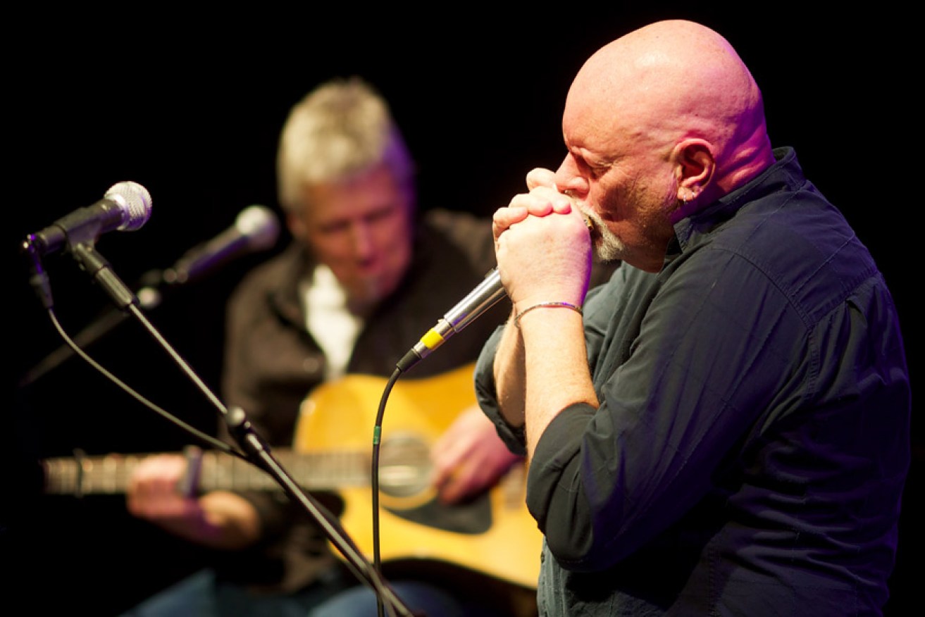 Dave Blight and Mick Kidd will perform at Prancing Pony Brewery on Sunday, February 23. Photo: Peter Tea