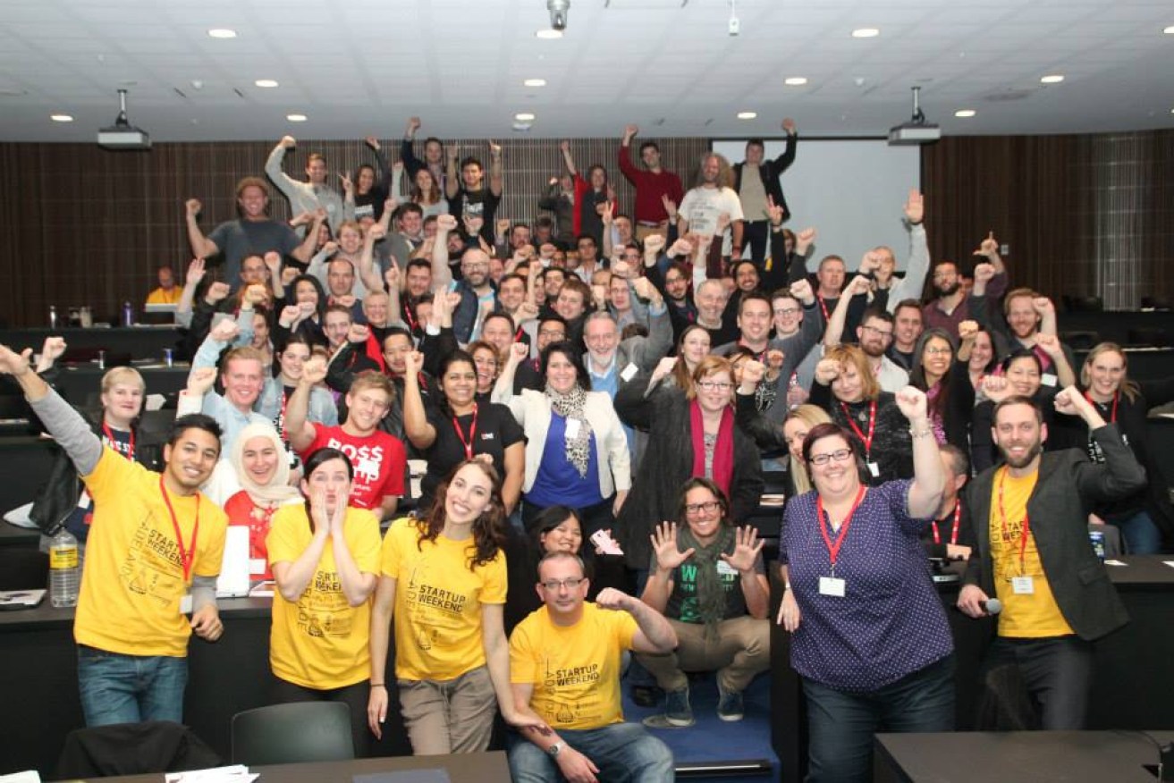 Flinders students and members of the public joined business leaders at the sixth Startup Weekend Adelaide. 