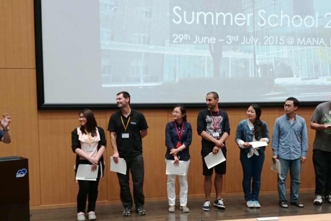 Flinders University postgraduate students compete at Japan's internationally renowned National Institute for Materials Science summer school. 