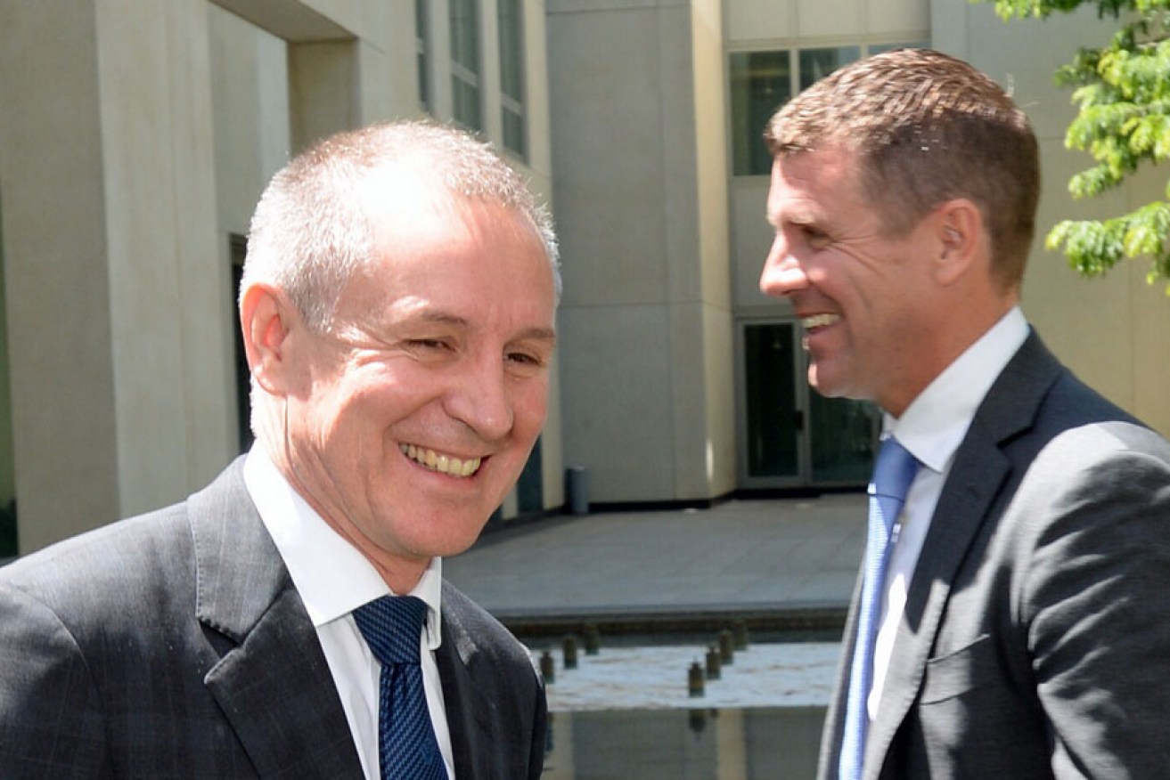 Jay Weatherill and Mike Baird (right) are among the state and territory political leaders supporting a new push for a republic.