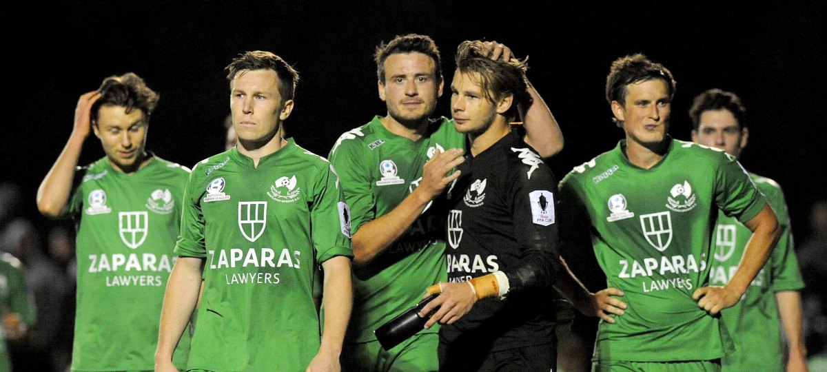 State team Bentleigh Greens made the FFA Cup semi-finals last year. AAP image