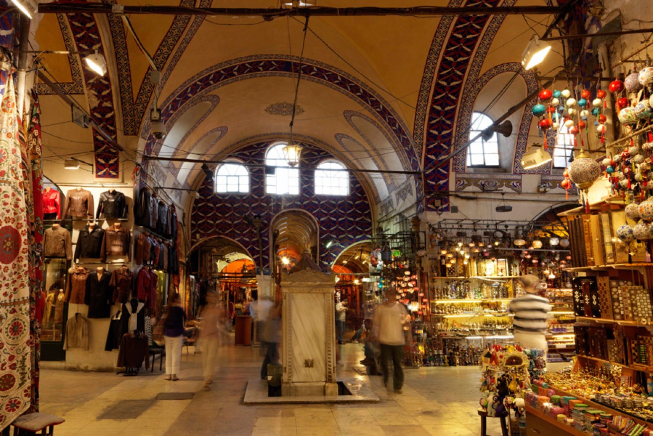 The Grand Bazaar in Istanbul, Turkey. Photo: AAP