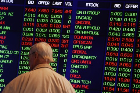 Australian shares down in early trade