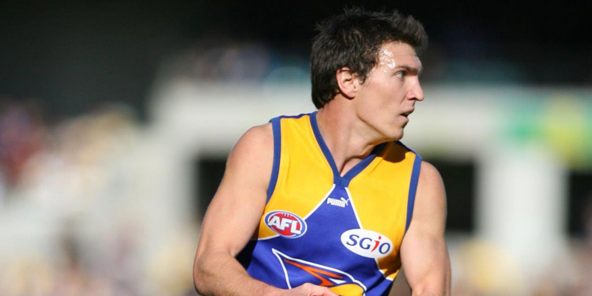 Sam Butler during the Eagles' premiership year in 2006.
