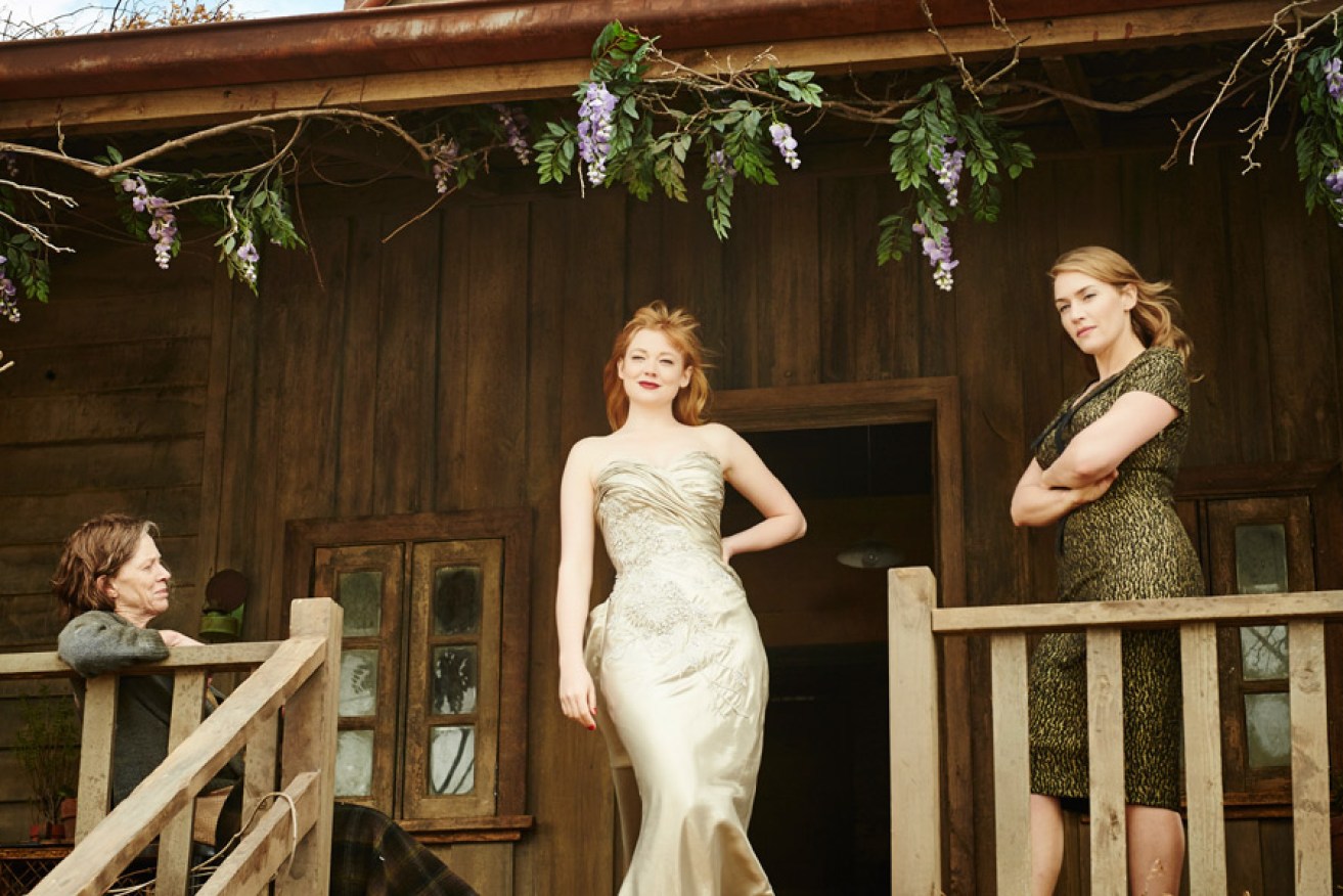 Judy Davis, Sarah Snook and Kate Winslet in The Dressmaker.
