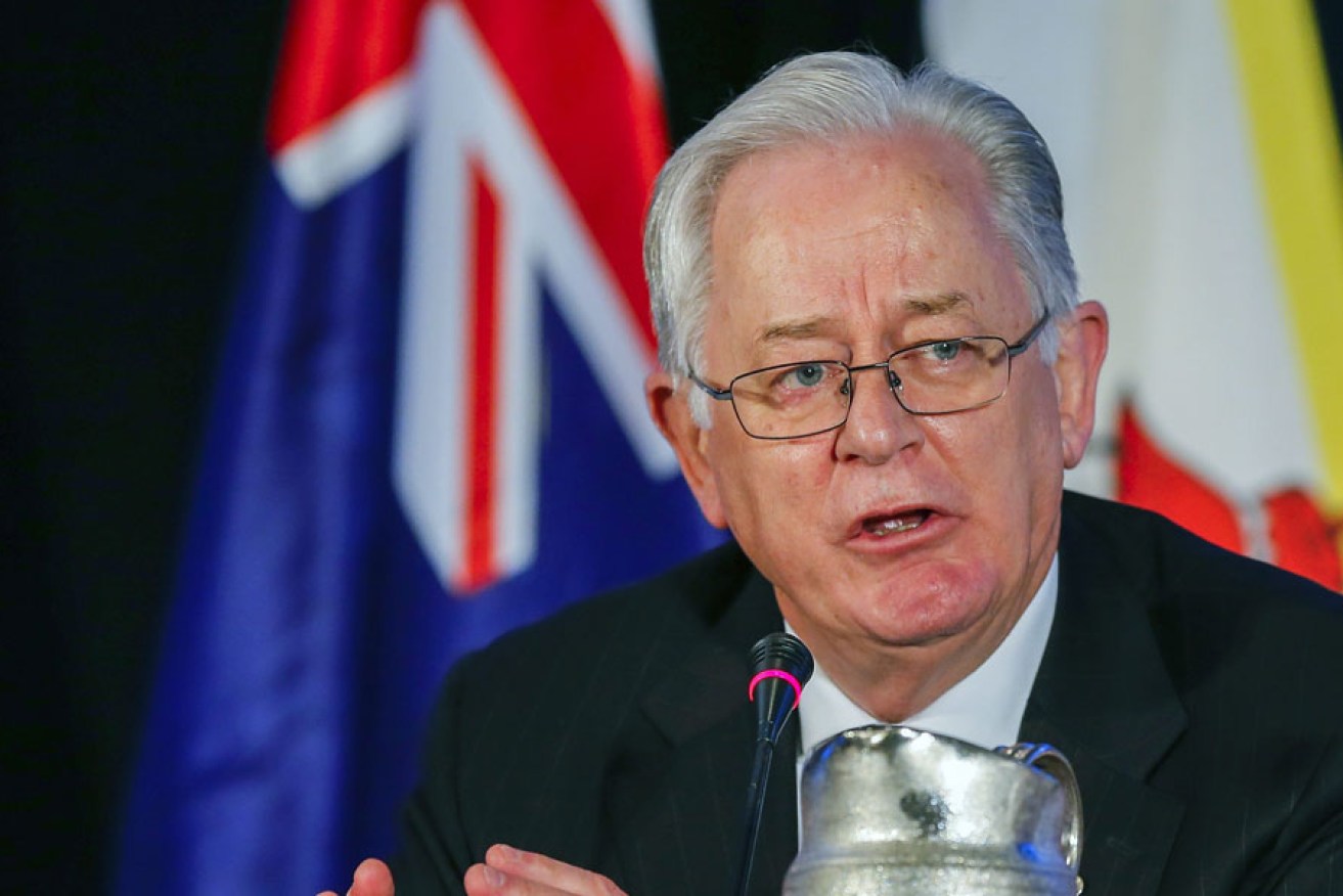 Australian trade minister Andrew Robb at the conclusion of negotiations on the TPP in Atlanta, Georgia. EPA image