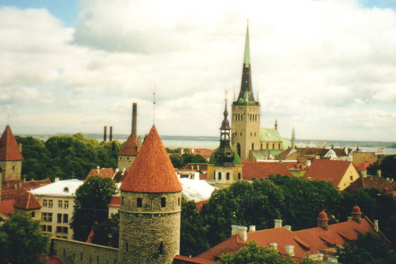The Estonian capital of Tallinn. AAP image