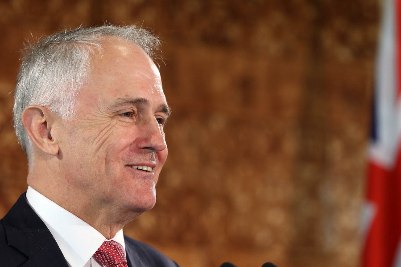 The Malcolm Turnbull-led Coalition is rocketing back in the polls. AAP image 