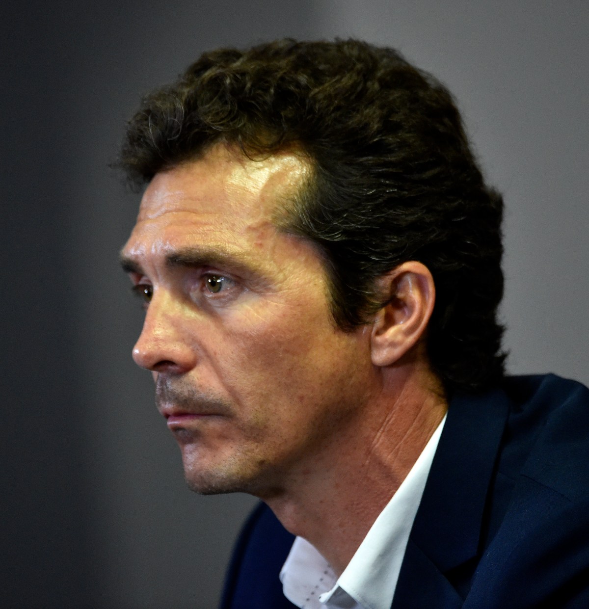 Adelaide head coach Guillermo Amor during the round 2 A-League match between Adelaide United and the Western Sydney Wanderers at Coopers Stadium in Adelaide, Friday, Oct. 16, 2015. (AAP Image/David Mariuz) NO ARCHIVING, EDITORIAL USE