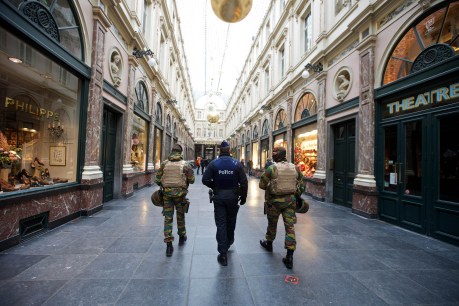 Belgian police arrest 16 after huge security lockdown