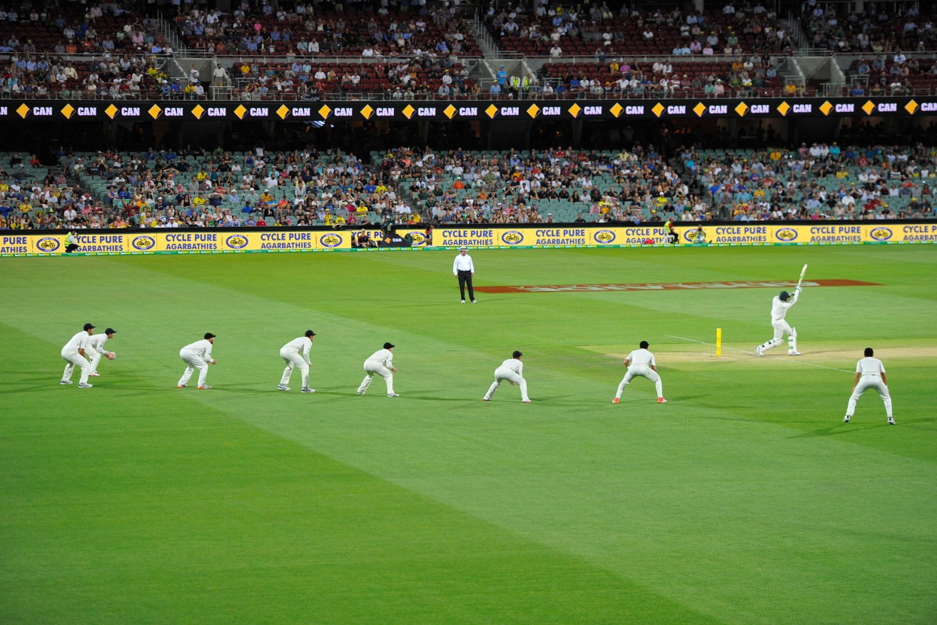 The historic day-night Test at Adelaide Oval was a huge ratings winner. AAP Image/David Mariuz