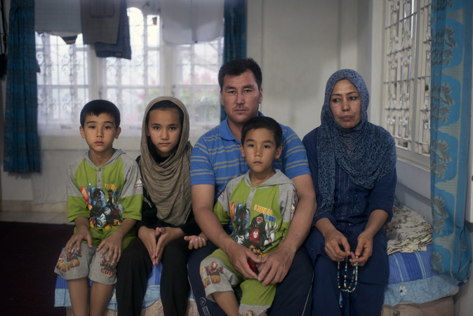 The Jaffary Family waits. ‘We wake up each day hoping this will be the last here in Indonesia,” says mother Rukhsana Jaffary of her mixed Afghan-Pakistani Hazara family, who have been claiming asylum from Indonesia. Photo credit: Barat Ali Batoor