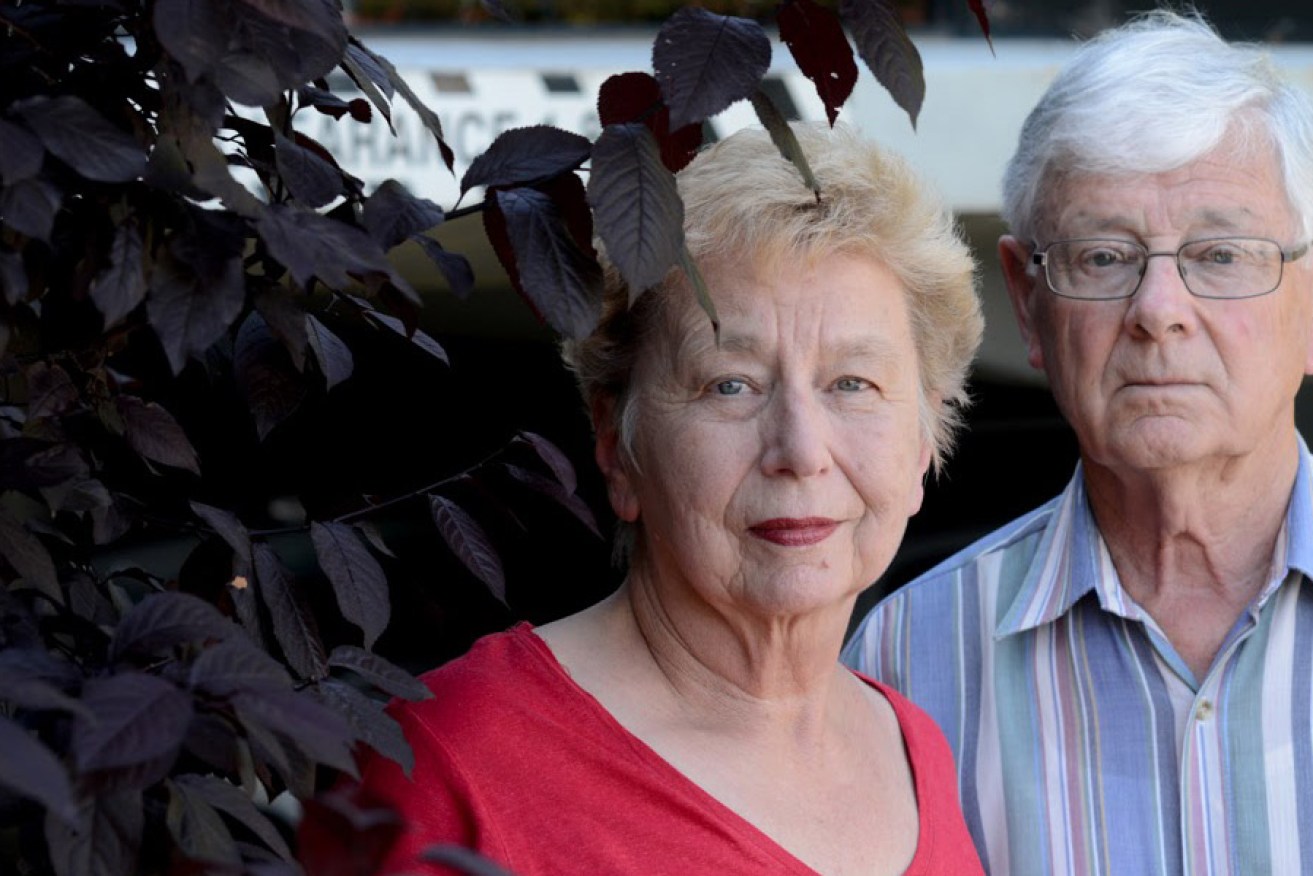 Parents Bob and Judy Burke. Photo: Nat Rogers/InDaily
