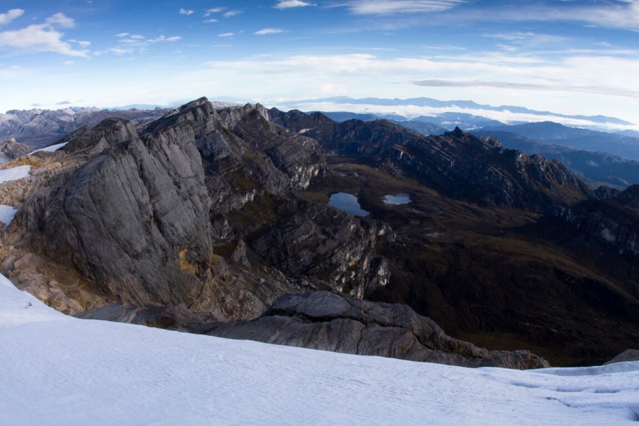 Carstensz Pyramid - one of the mountains Tim Jarvis and his team will climb. 