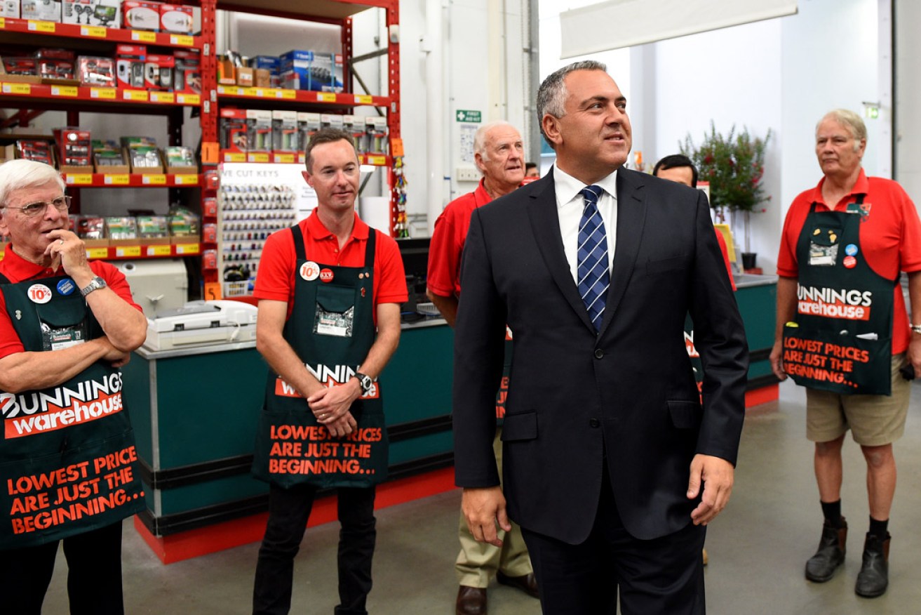 Former treasurer Joe Hockey at the launch of the Age Management Toolkit for businesses earlier this year.