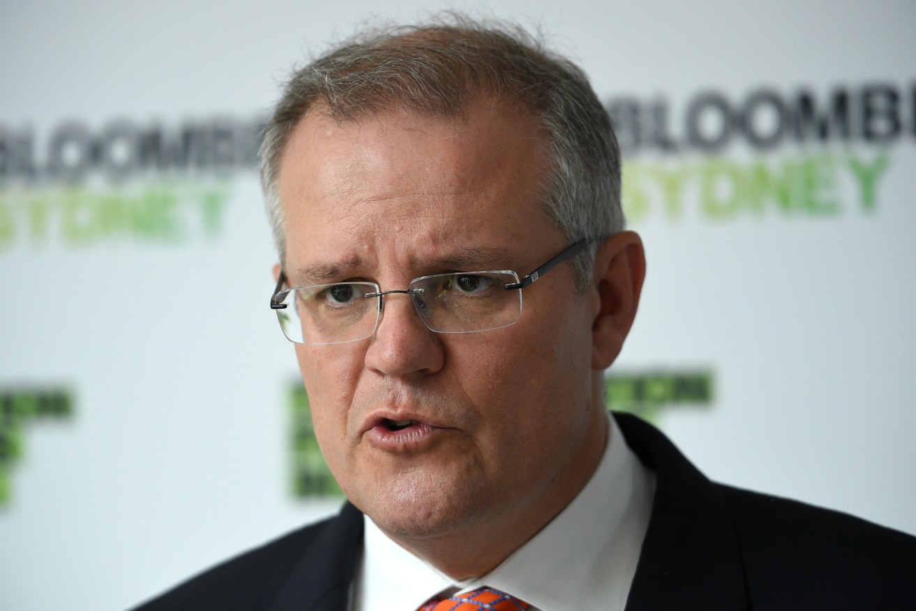 Federal Treasurer Scott Morrison. AAP image