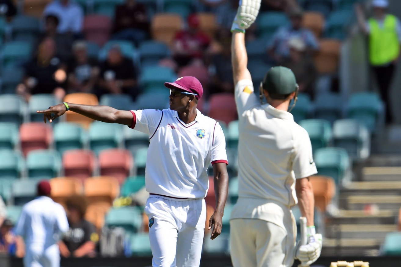 West Indies captain Jason Holder.  AFP PHOTO / William WEST 