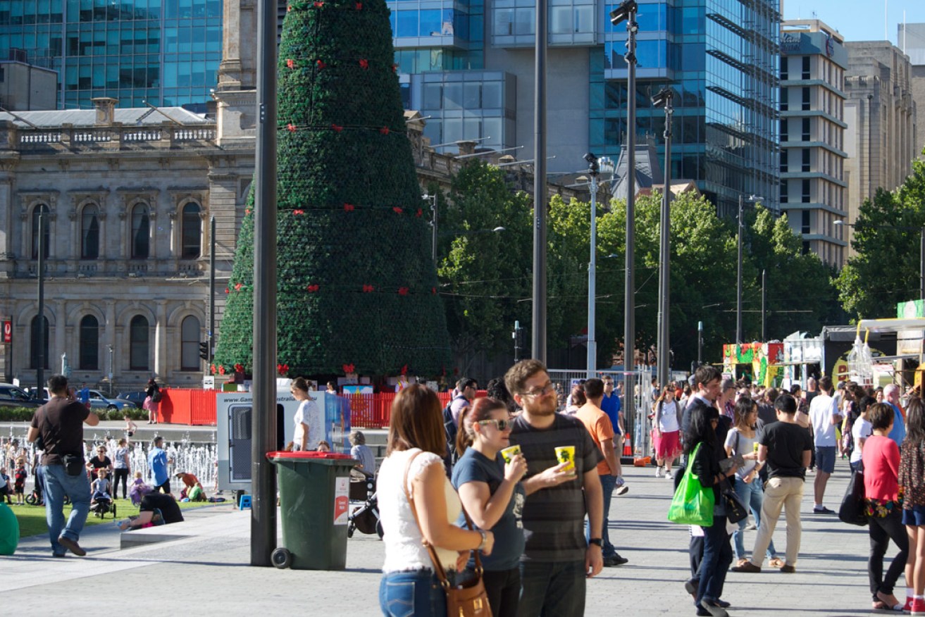 Forkmas in Victoria Square is Fork on the Road's final food truck gathering for the year. Photo: supplied 