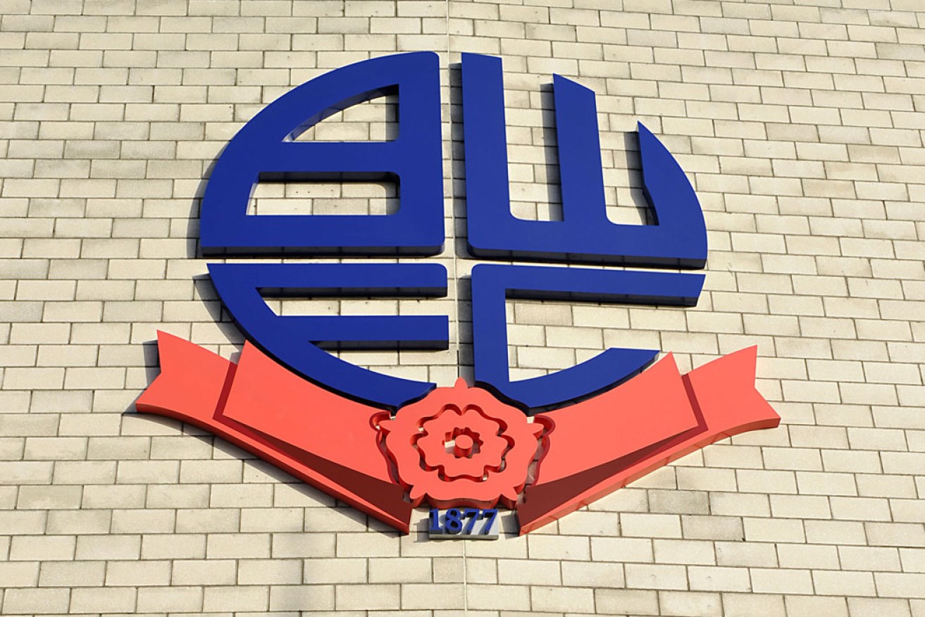 The Bolton Wanderers logo on the Reebok Stadium, Bolton. Photo: PA Wire