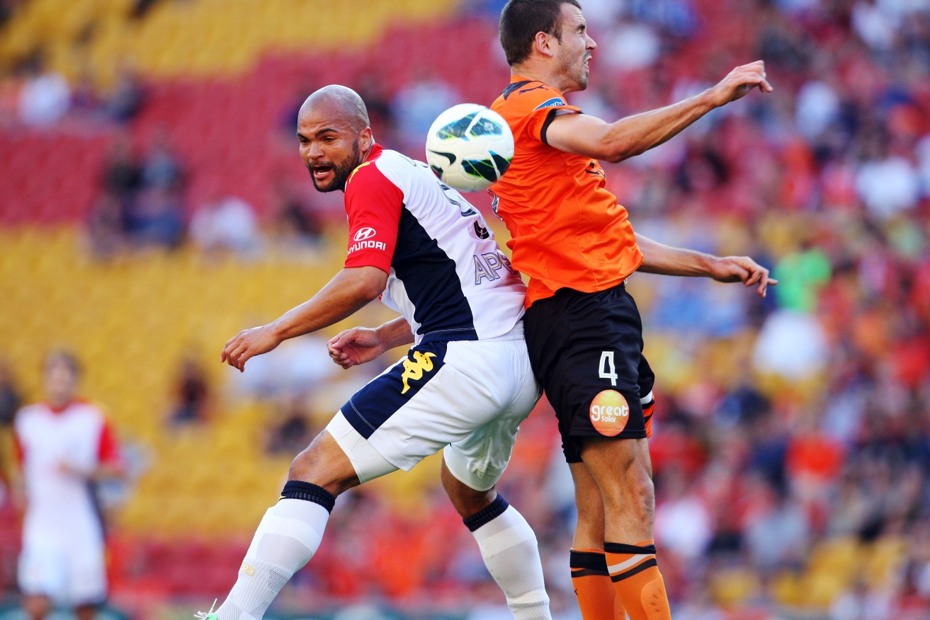 Sergio Van Dijk playing for Adelaide in 2012. Photo: Tim Marsden, AAP.