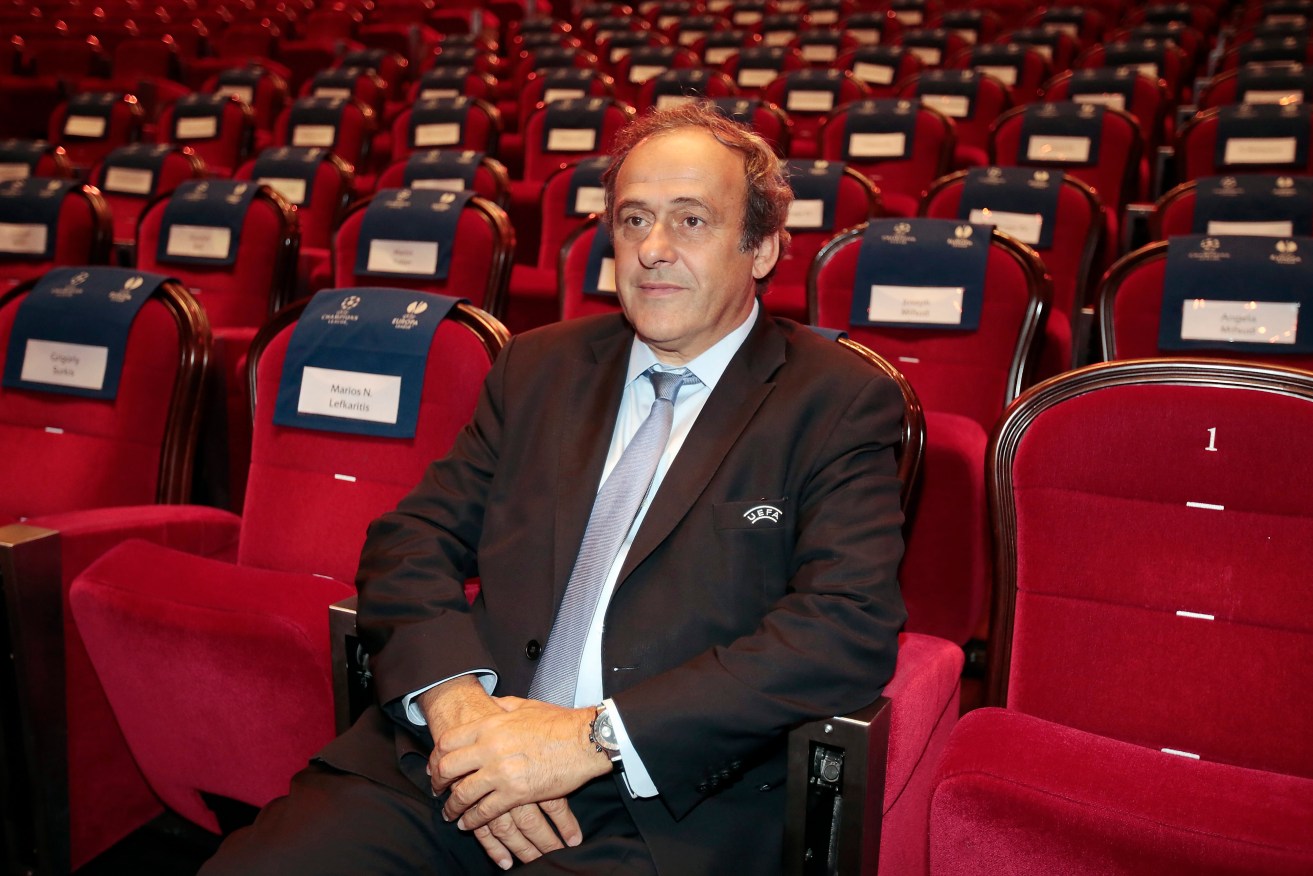 Ousted UEFA President Michel Platini is running out of friends at FIFA. Photo: GUILLAUME HORCAJUELO, EPA.