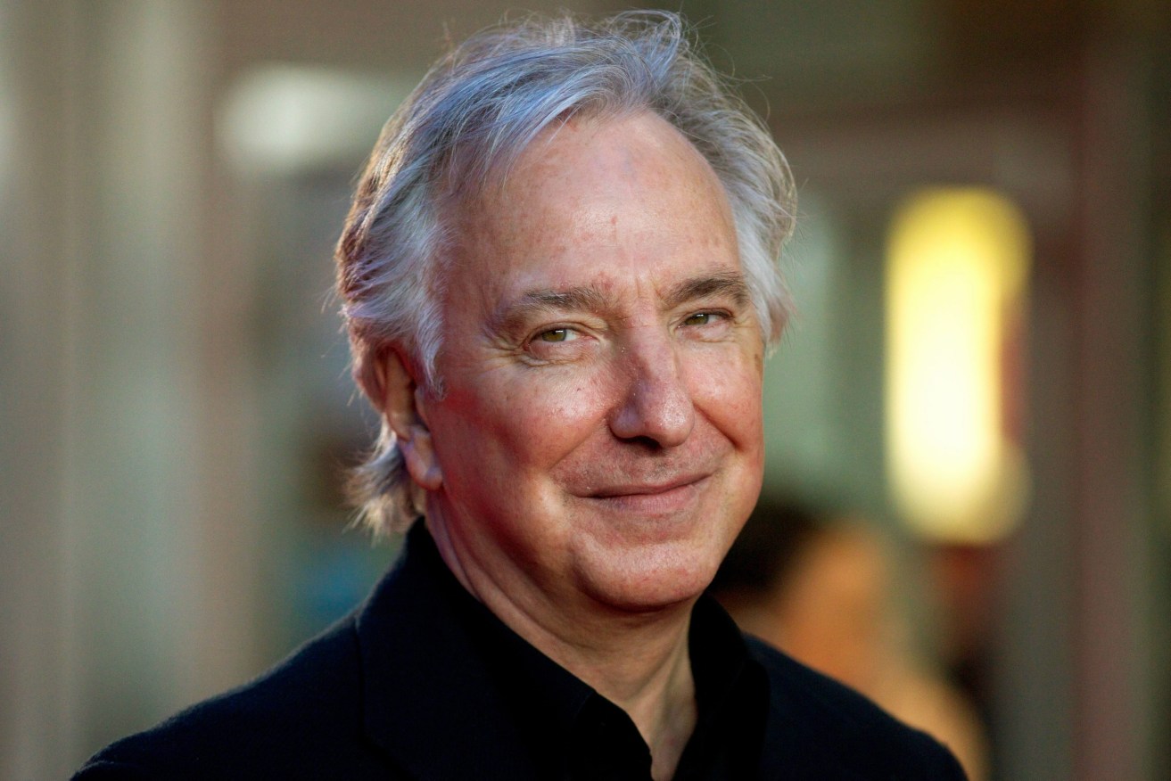 British actor Alan Rickman has died at the age of 69 in London. Photo:  Andrew Cowie/EPA