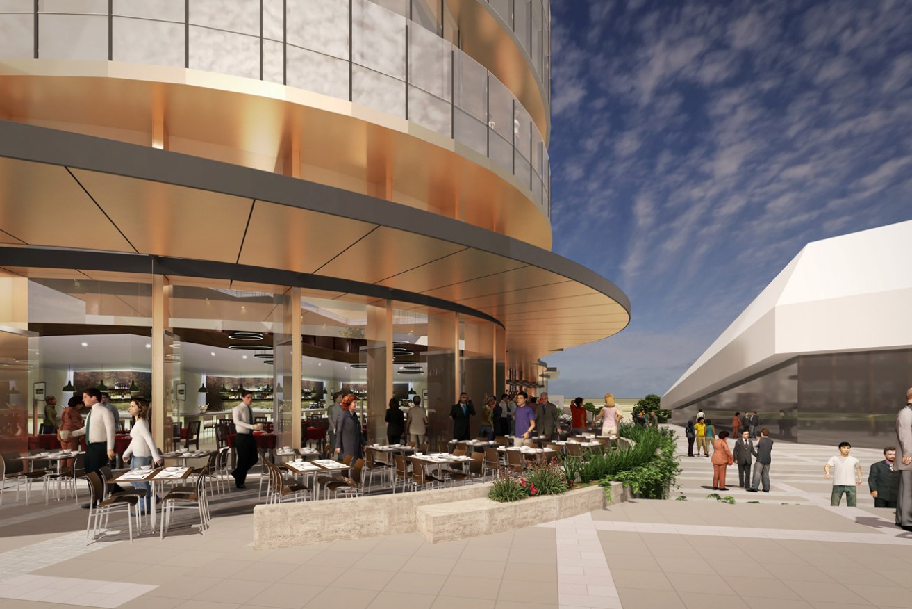 An image of the proposed Adelaide Casino expansion.