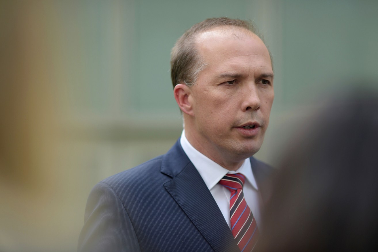 Immigration Minister Peter Dutton. AAP image