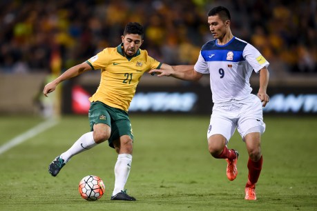 Confident Luongo ready for Socceroos test