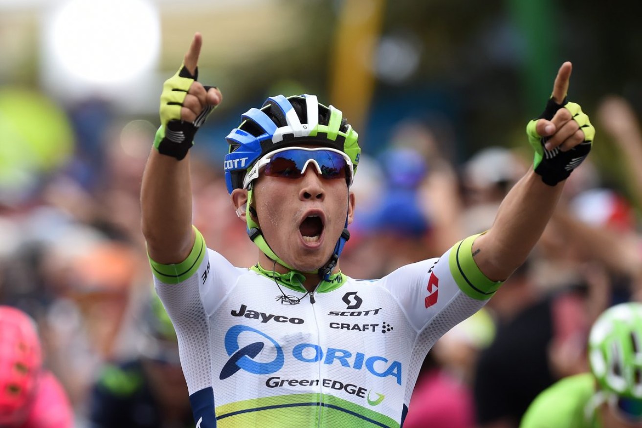 Caleb Ewan will ride in a composite team in the Tour Down Under. Photo: AAP/Dan Peled